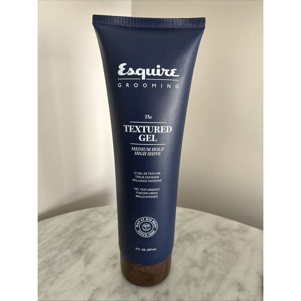Esquire Grooming The Textured Gel Medium Hold High Shine - JUMBO 8oz